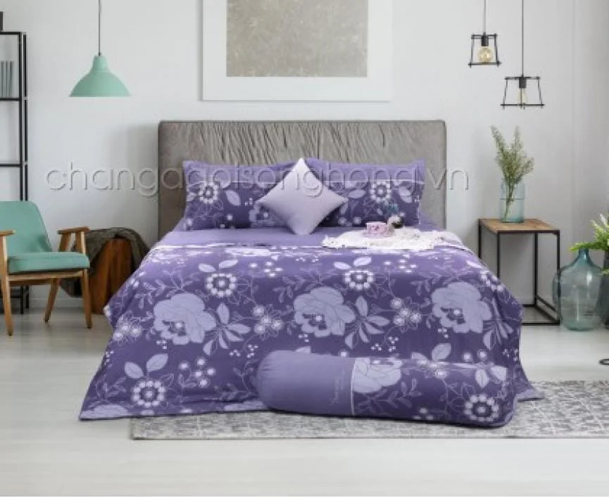 h19-065 Bộ chăn ga gối Sông Hồng Home H19 – 065
