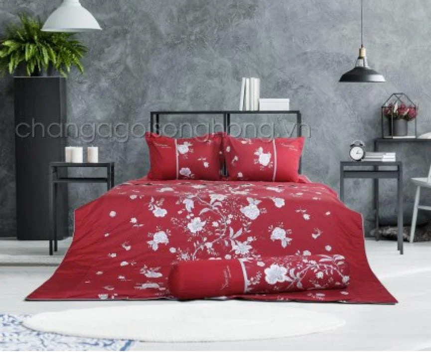 h19-066 Bộ chăn ga gối Sông Hồng Home H19 – 066