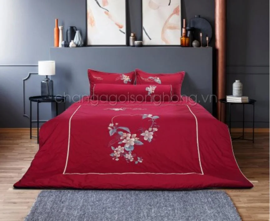 h19-069 Bộ chăn ga gối Sông Hồng Home H19 – 069