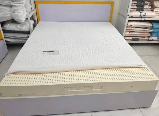 So sánh giữa đệm cao su Liên Á Ladome và Classic.