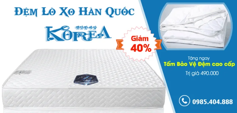Đệm lò xo korea