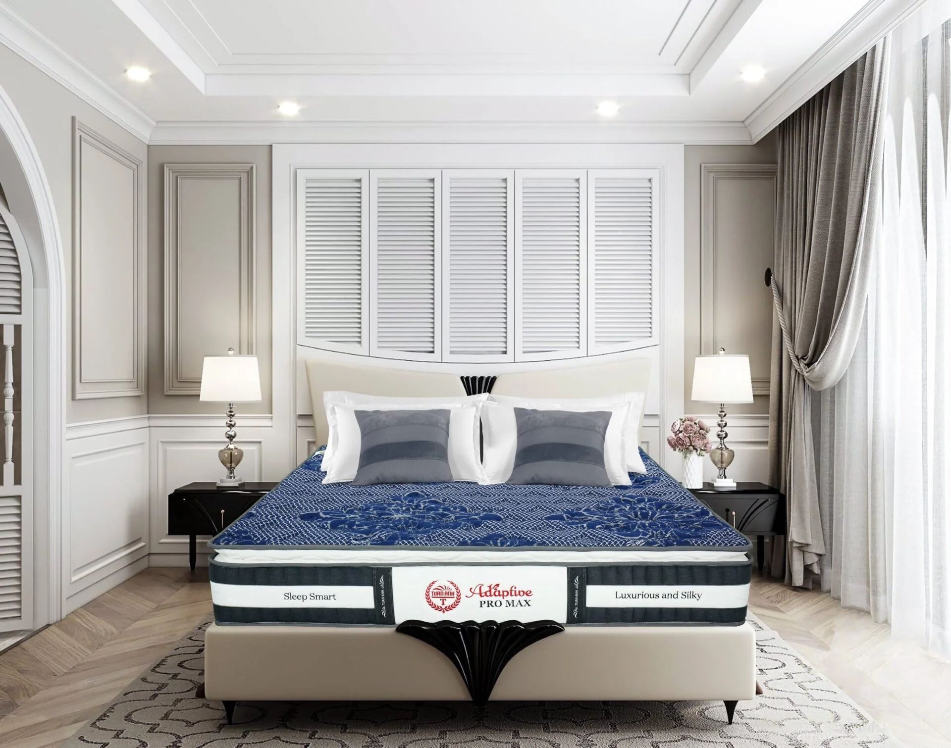 c4d0e9a060fca2a2fbed Đệm Lò Xo Túi Adaptive Pro Max