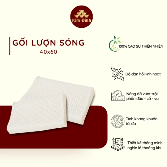 hinh-goi-tmdt-3645 Gối cao su thiên nhiên kim đỉnh lượn sóng