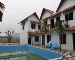 Chăn ga gối đệm cho biệt thự nhà vườn Nho Quan Ninh Bình.