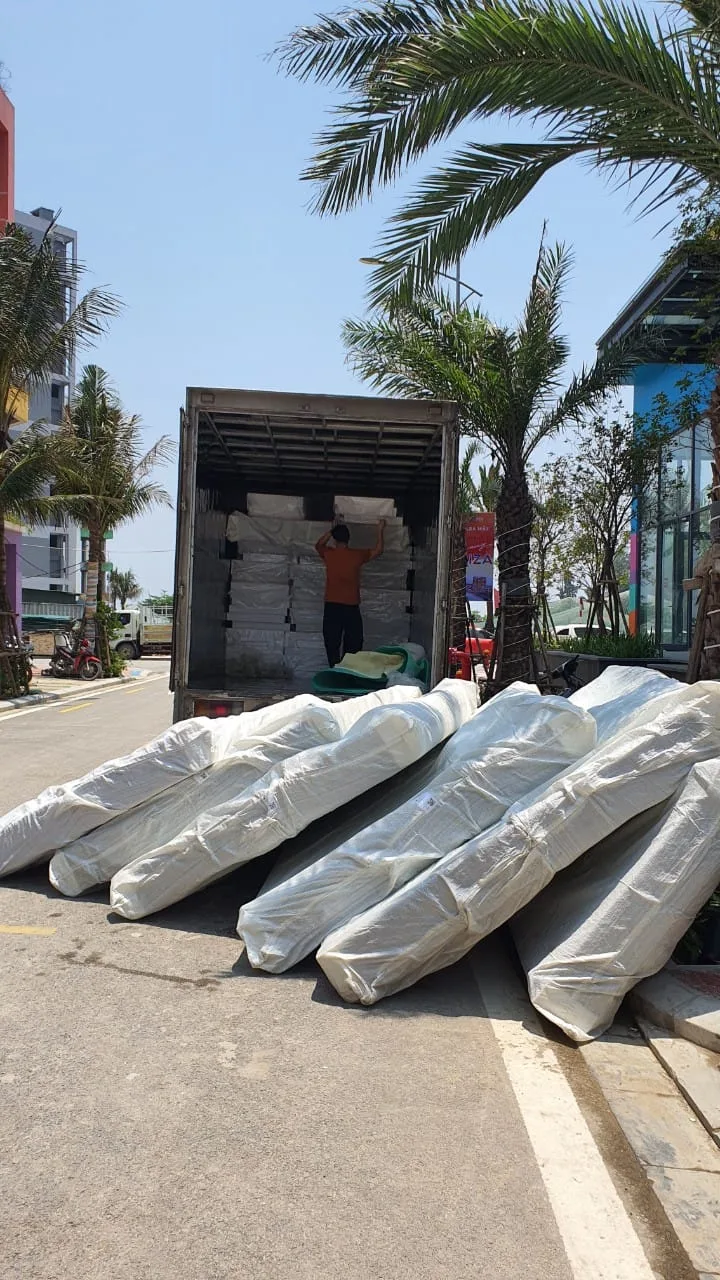 438300572_854373763395293_597071066561763832_n Dự Án Cung Cấp Chăn Ga Gối Đệm Cho Biệt Thự Flamingo Hải Tiến.